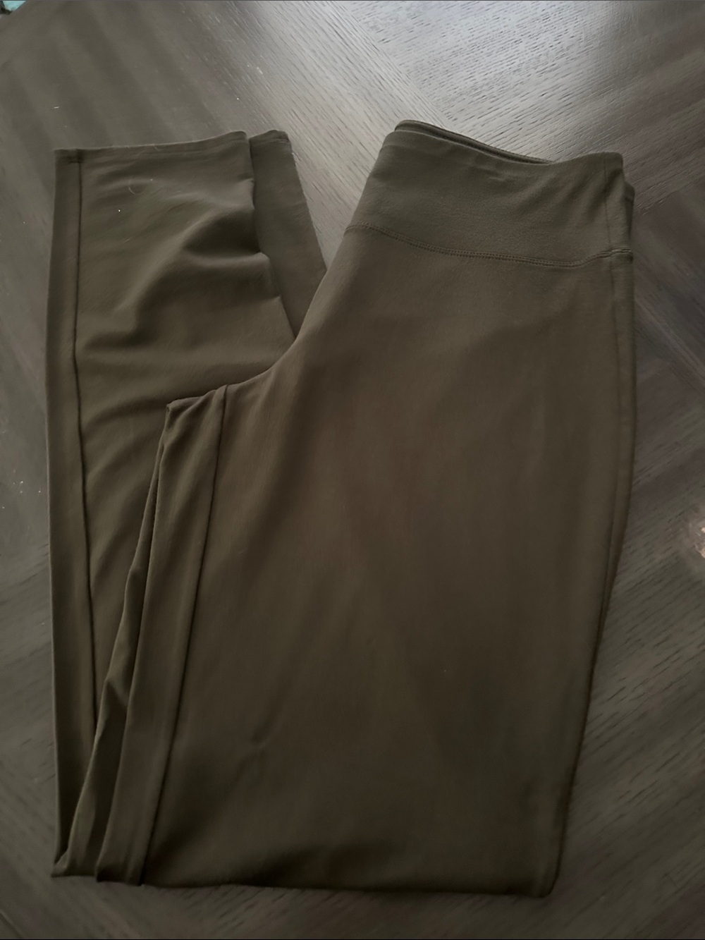 J. Jill Olive Green Stretch Leggings